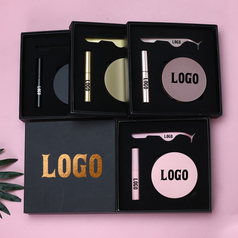 Eyelashes with Magnetic Eyeliner and Magnetic Eyelashes Set Magnet Liquid with Eyeliner Waterproof Pen