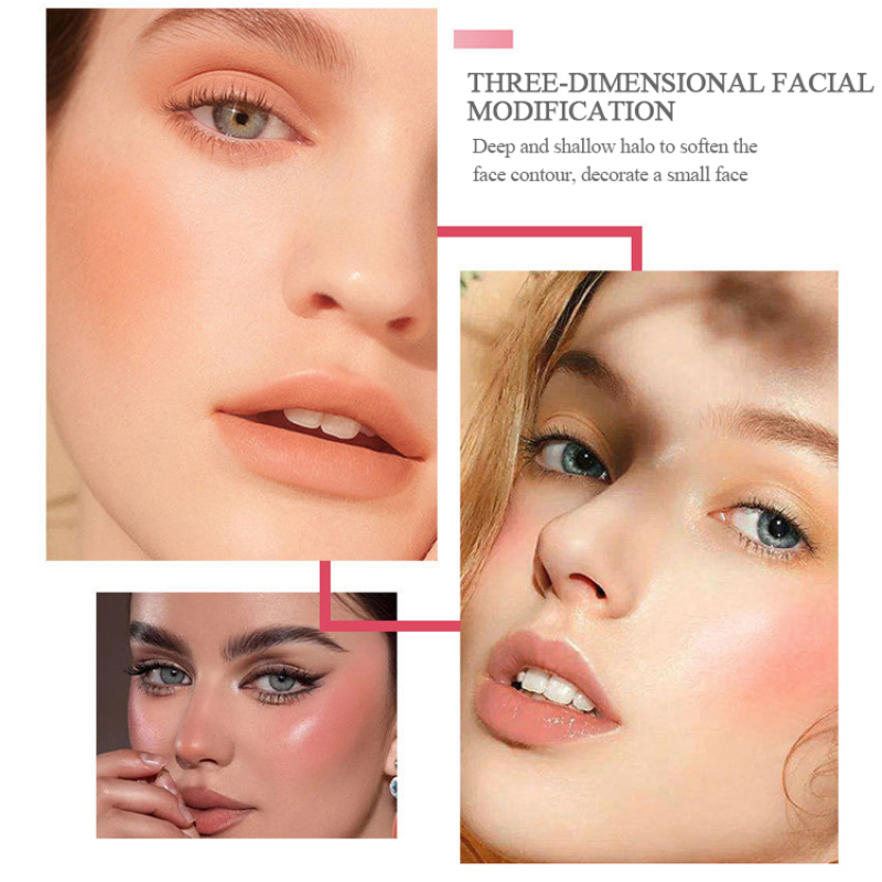 Wholesale Custom Private Label Face Makeup Cheek Shadow Long Lasting Waterproof Vegan Liquid Blush