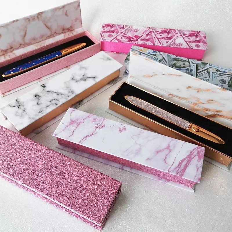 Colored Lashglue Eyeliner Lash Glue Pen Label Brush Tip Eyeliner Adhesive Empty Pen Waterproof Custom Boxes Pencil Eye Cosmetics