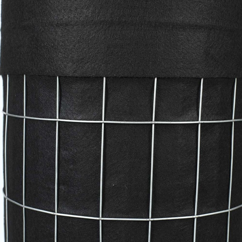 Reinforced Silt Fence Soil Erosion Control Wire Backed Non Woven Silt Fence Barrier Wire Backed Silt Fencing