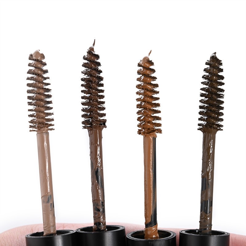 Private Label Waterproof Brow Gel Double Head Brown Eyebrow Tint Styling Cream for Eye Makeup Mineral Ingredients Eyebrow Pencil