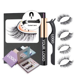 Invisible Magnetic Eyelashes Set for 3d Magnetic Eyelashes and Eyeliner Set with Eye Lash Magnetic Liner Magnetic Lashes