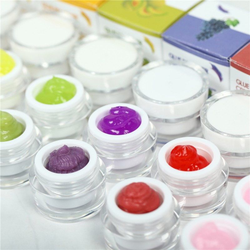 Eyelash Enewnsion Glue Remover Cream for Eyelash Extension Gel and Lengthstension Removcrystalash Glue Remover Women 10pcs