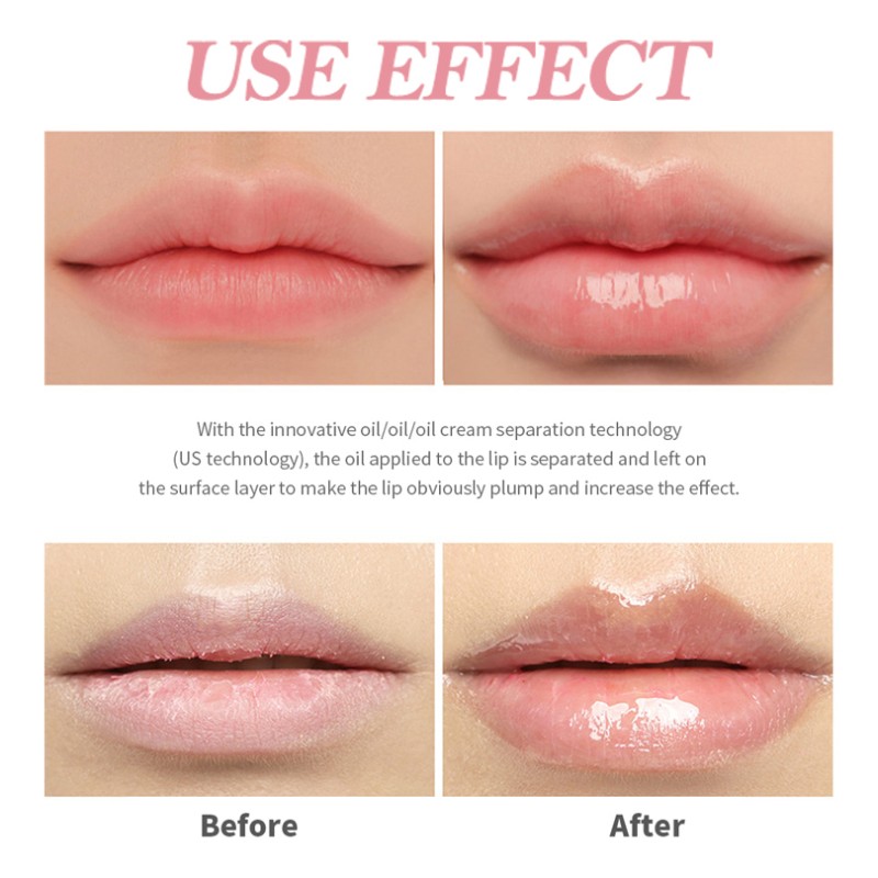 Waterproof Pink Lip Stain Makeup Transfer Proof Lip Tint Long Lasting Lip Plumper Gloss