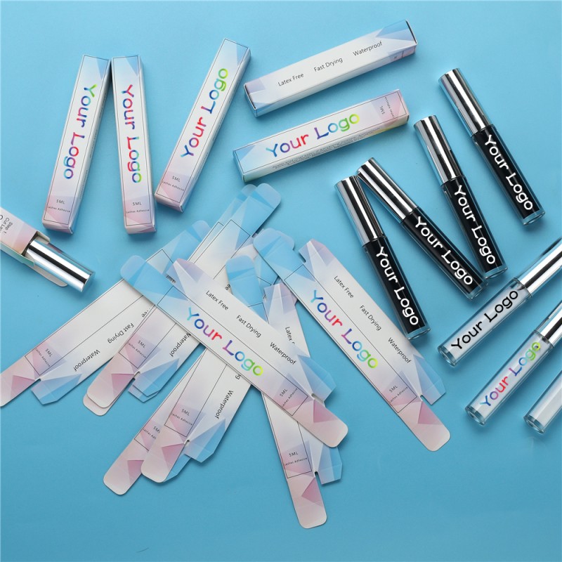 Black Strip Lash Glue in Bulk 2024 square Fast Speed Premium Eyelash Glue