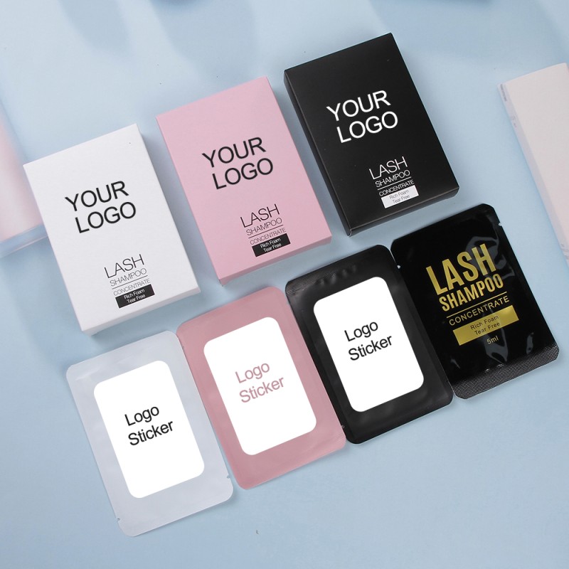 Professional Eyelash Cleanser Concentrate Rose Sulfate-Free Foaming Shampoo 0.15mm Thickness for BC Lashes