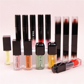 Color Changing Lip Plumper Gloss Tinted Pink Plumping Magic Mood High-Shine Clear Longlasting Moisturizing Lip Plump Oil