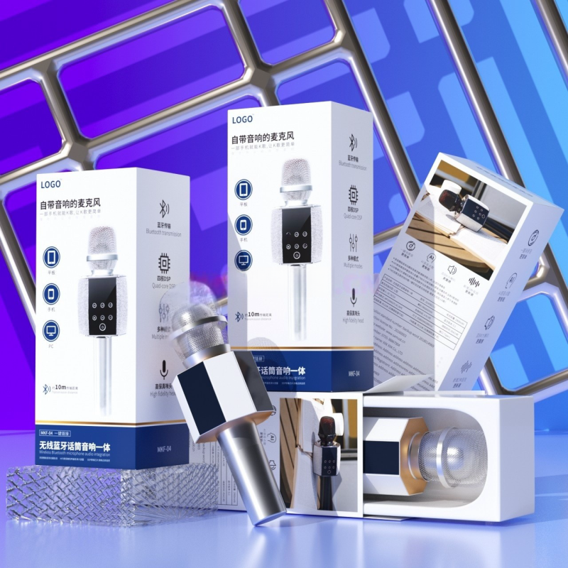 Handmade Paper Boxes for Headphone Headset Audio Cable Microphone MP3 MP4 Radio Flat Headphone Speaker Consumer Electronics