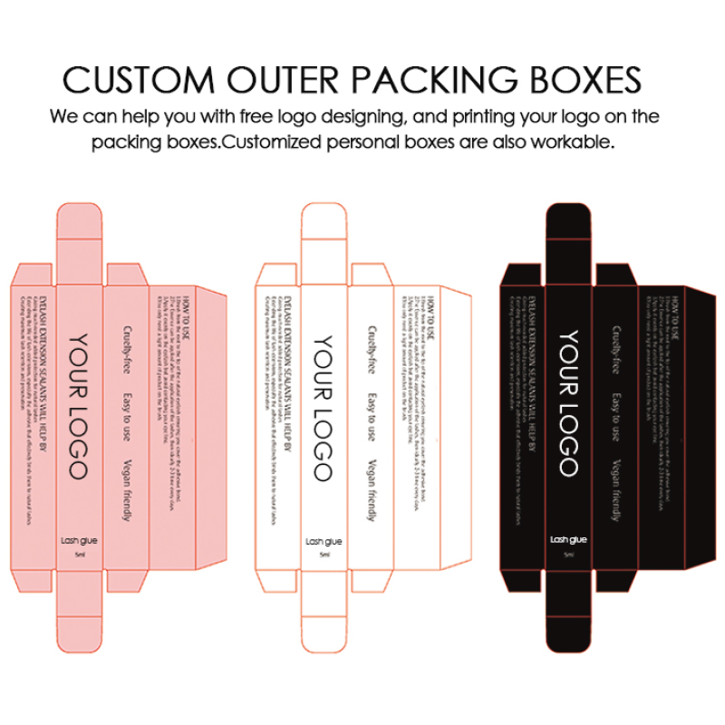 High Quality Applicator and White Microwave Quantom Magic Glue Private logo Best Waterproof Glue for Lashes