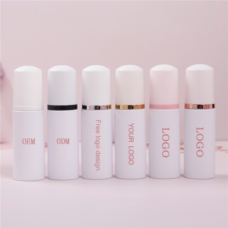 Eyelash Extension Foam Cleanser Shampoo & Brush Lash Foaming Wash Cleaner to Remove Makeup Residue & Mascara