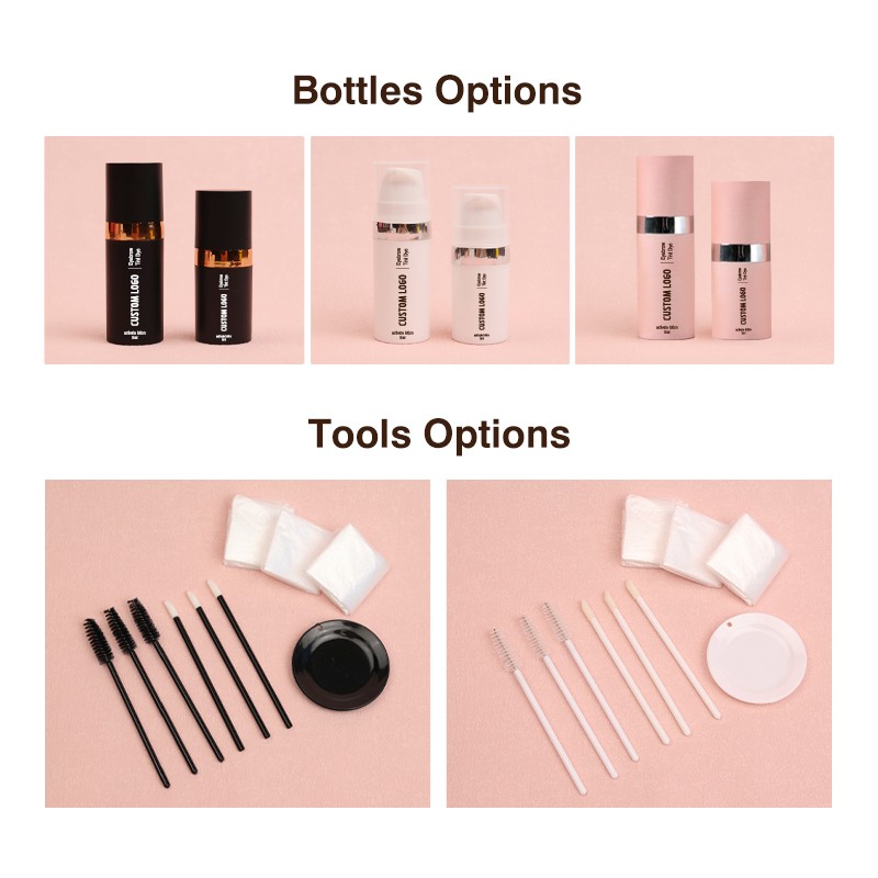 Wholesale Custom Logo Eyebrow Private Label Tint 5Ml Long Lasting Waterproof Color Eyebrow Tint Dry Kit
