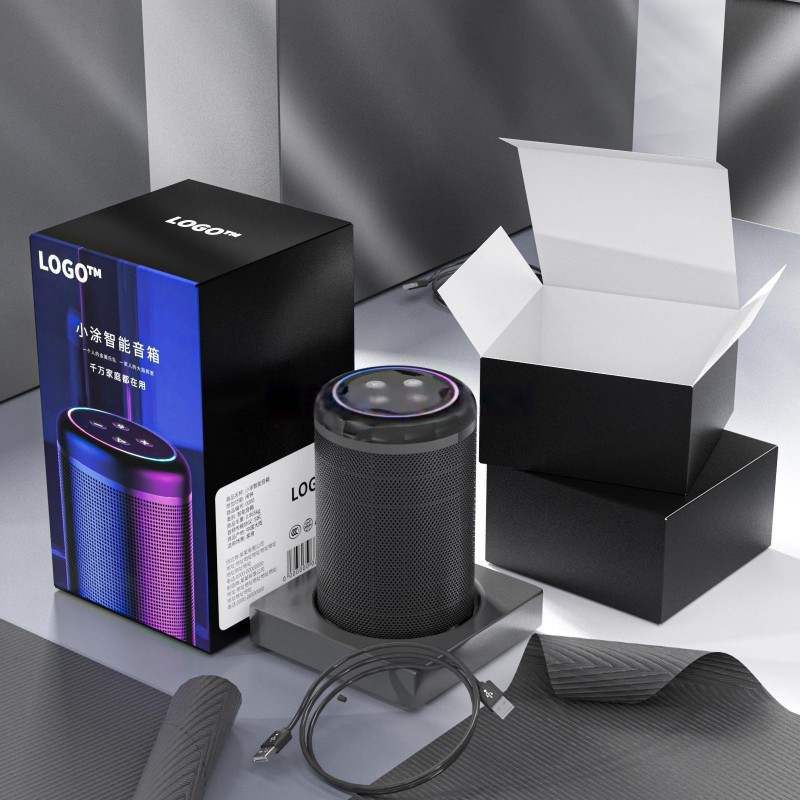 Handmade Paper Boxes for Headphone Headset Audio Cable Microphone MP3 MP4 Radio Flat Headphone Speaker Consumer Electronics