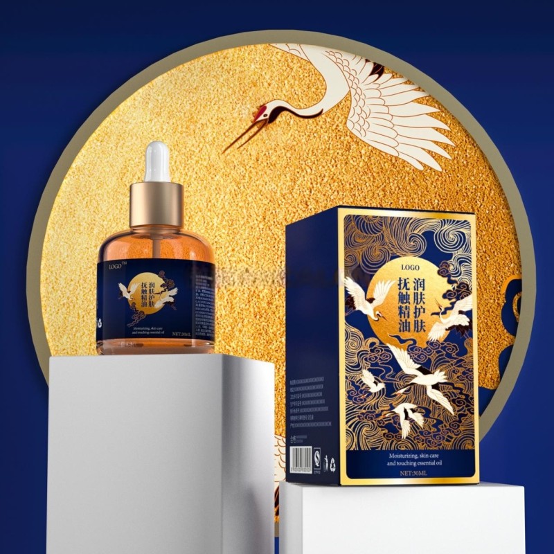 Antibacterial Essential Oil Box for Body Lotion Packaging Hand Cream Foot Mask Neck Breast Enhancement Scrub Hair Paper Boxes