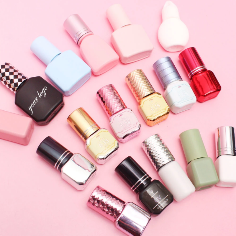 Fast Drying Strong False Eyelash Extension Glue Adhesive Retention 5-7 Weeks Low Smell Lash Extension Glue