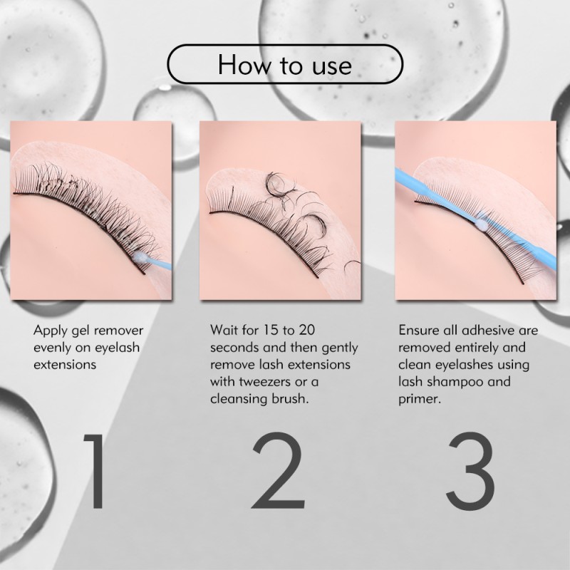 Professional Lash Remover Makeup Remover 5g Fruit Odor False Eyelash Extension Glue Remover