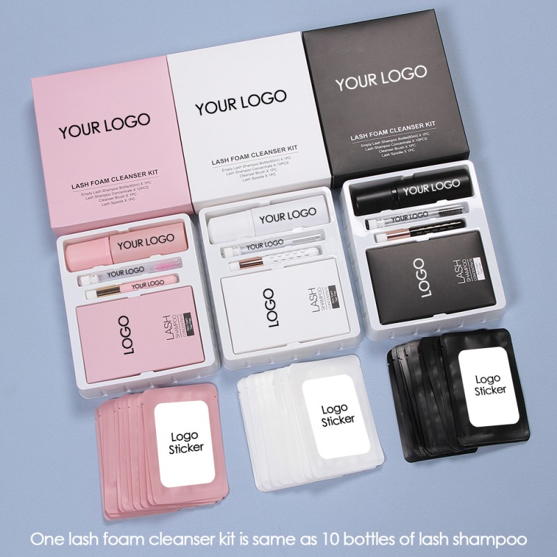 Professional Eyelash Cleanser Concentrate Rose Sulfate-Free Foaming Shampoo 0.15mm Thickness for BC Lashes