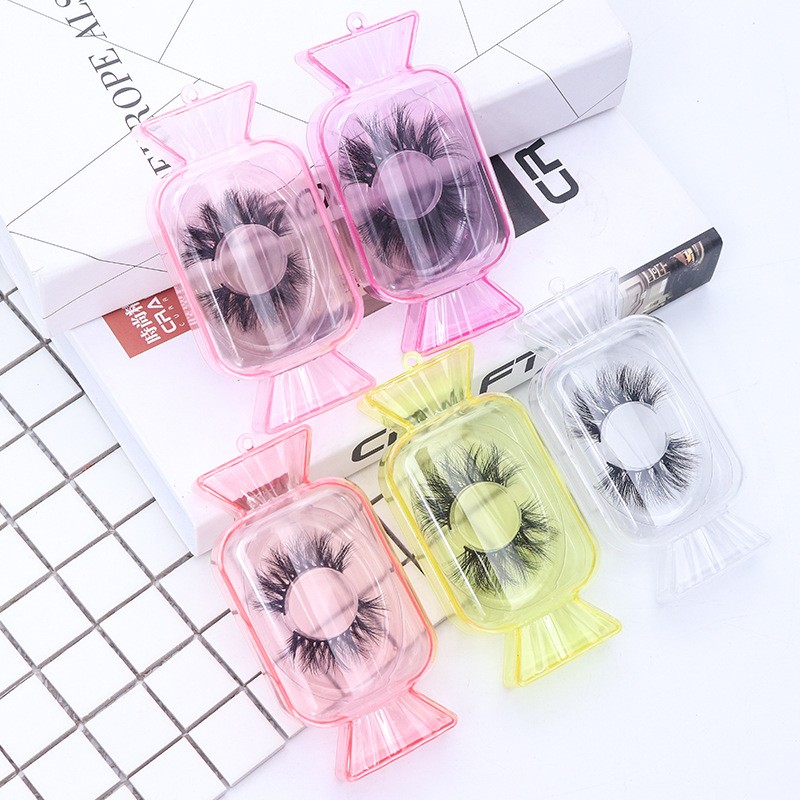 Hot Sale Lash Boxes Mink Lashses Packaging  False Eyelash Packaging Box OEM ODM SPARKLE Mix Machine MADE Attractive