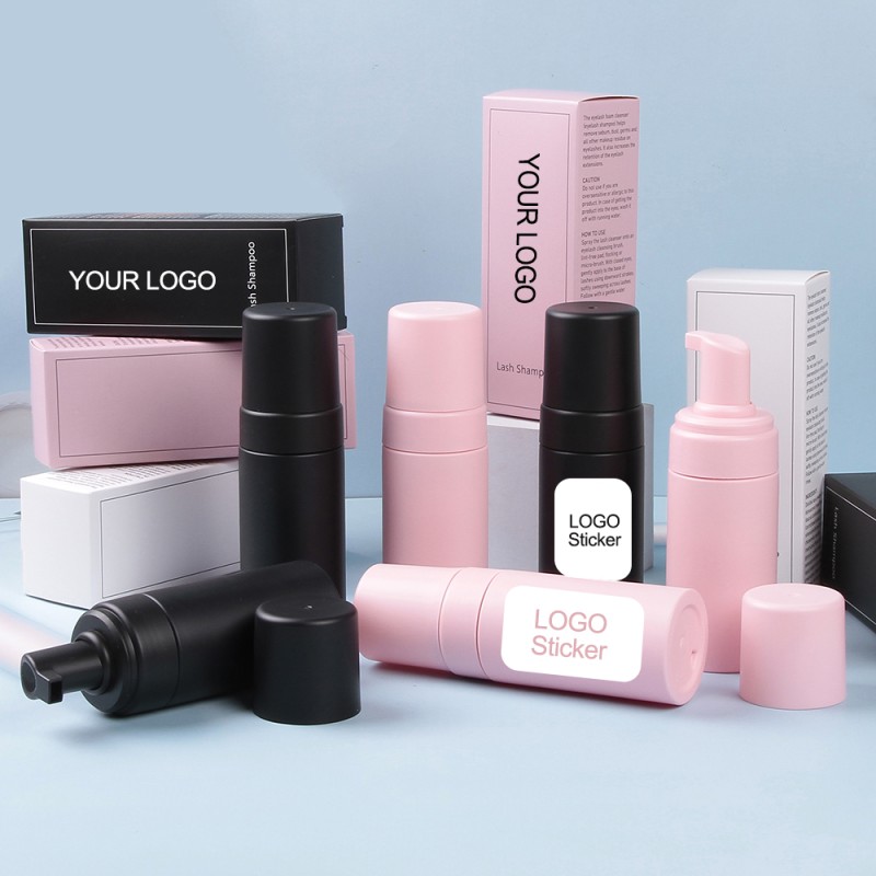 Custom Private Label Lash Shampoo Bottle Private Label Eyelash Extension Shampoo Lash Shampoo