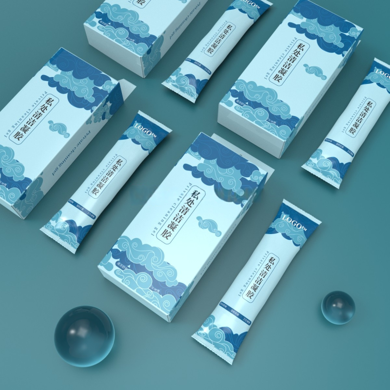 Sanitary Pad Tampon Menstrual Cup Care Container Nursing Gel Box Paper Packaging Premium  Paper Boxes for Tampon Personal Care