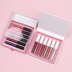 Custom Glossy Glitter Matte Lipstick Containers High Bulk Lipgloss Tubes Shining Effect Vegan Clear Lip Gloss Kit Private Label