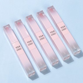 Hyaluronic Lip Oil Hydrating and Nourishing Lip Gloss Lightweight & Non-StickyTinted Lip Glow Oil 2 In1