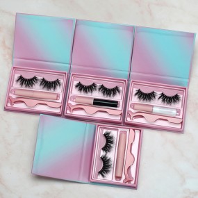 Wholesale Lashes Full Strip Lashes Fluffy 25mm Mink Eyelash 100% 3d Mink Eyelashes Vendor 3d Mink Lashes