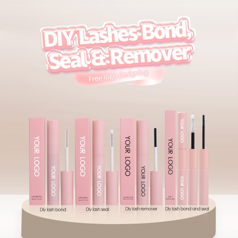 Diy Lash Bond and Seal Cluster Lash Glue Strong Gentle Comfortable Lash Adhesive for All Day Wear Latex-Free
