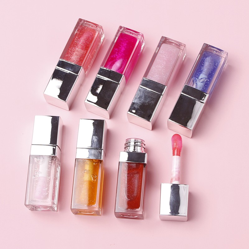Rmoce Hydrating Lip Glow Oil Lip Plumper Gloss Moisturizing No-Sticky Transparent Plumping Lip Plumper Gloss