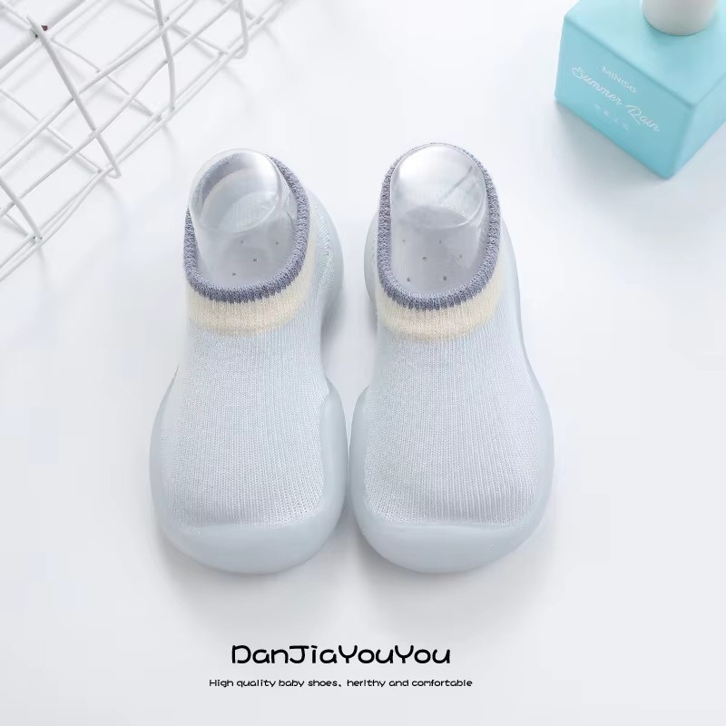 Baby Shoe Socks Manufacturer - Letter Print Trendy High Top Paris Flat Anti slip