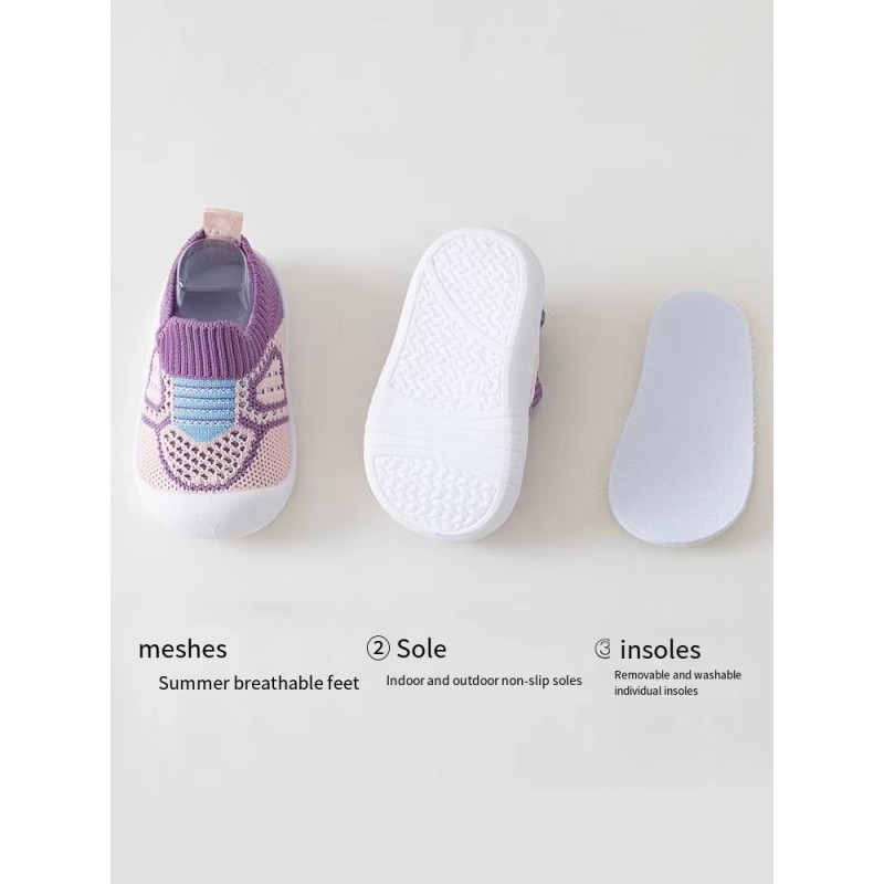 Baby Shoes Manufacturer - OEM 2024 New Style Solid Color Rubber Sole Non slip