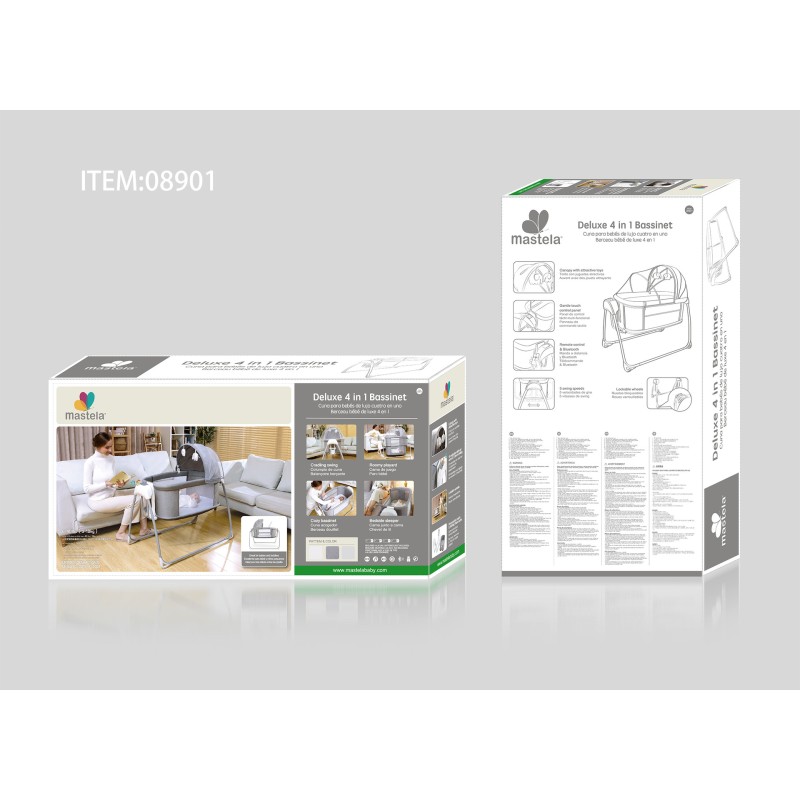 Baby Bouncer Supplier - 5 in 1 Crib Sleeping Seat Portable Automatic Electric Swing