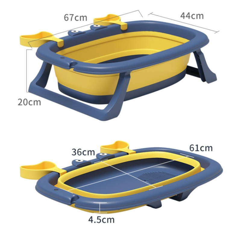 Baby Bathtub Manufacturer - Newborn Folding Portable Bathing Collapsible Plastic Tub