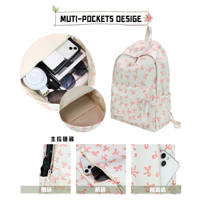 Children's School Bag Manufacturer - Kids Child Lunch Trolley Girls Set Waterproof Cartoon