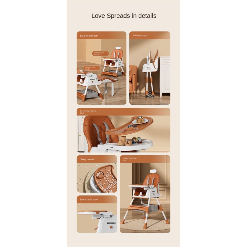 Baby High Chair Manufacturer - Multi function 3 in 1 Adjustable Booster Feeding Chair