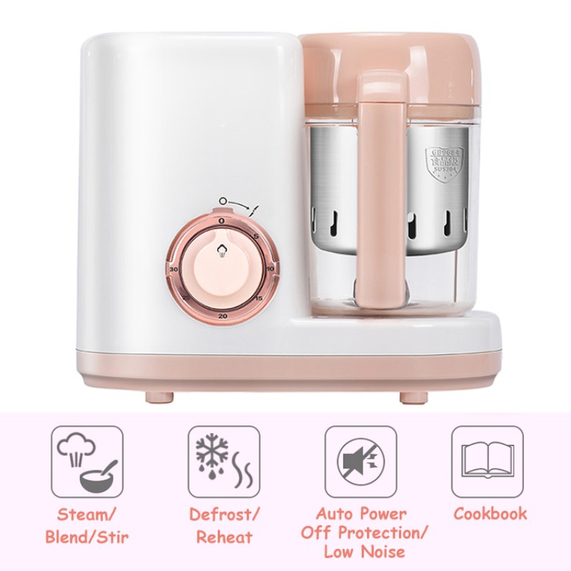 Baby Food Processor Manufacturer - Maker Digital Bear White 220V Silicone Bowl Prep