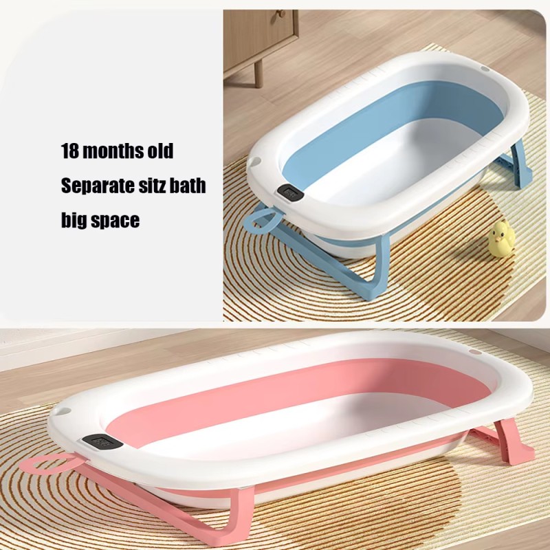 Baby Bath Tub Set Supplier - Pour Bebe Foldable Silicone Soft Plastic Cover Bathtub