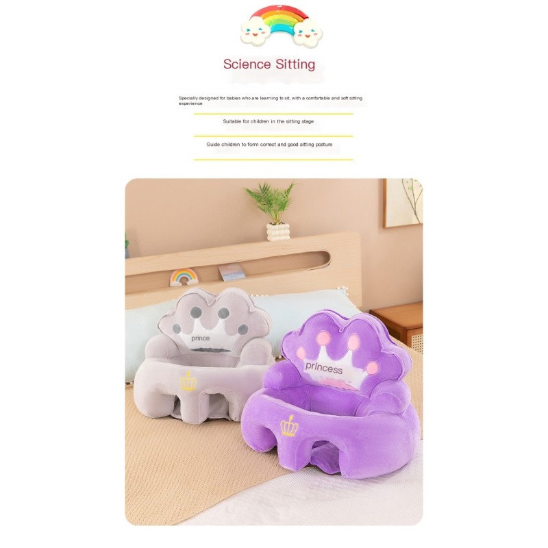 Baby Sectional Sofa Cover Manufacturer - Cover No Filling Cute Folding Learning Seat