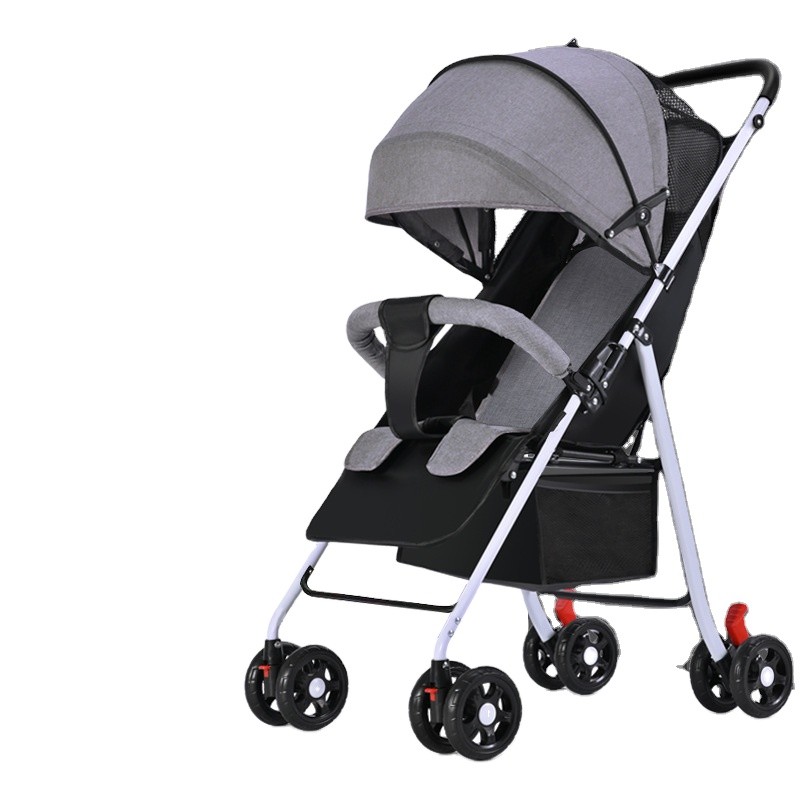 Baby Stroller Supplier - OEM 4 in 1 Leather French Logo 4 Wheels for Twins