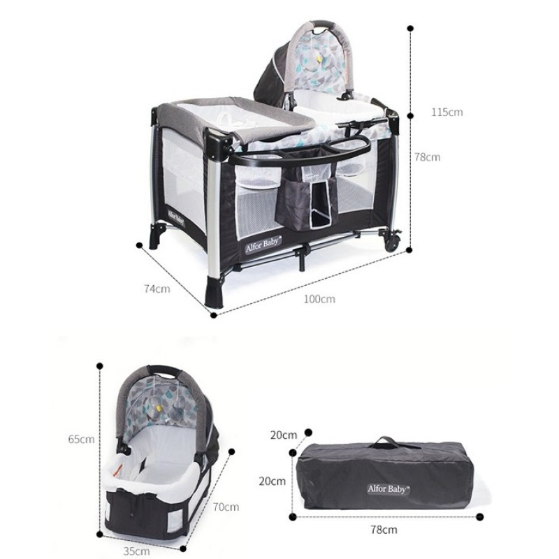 Baby Play Yard Bed Supplier - Sleeping Newborn Mosquito Foldable Travel Net Playpen