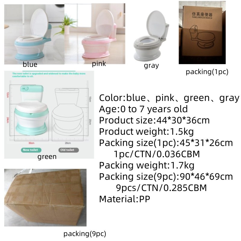 Baby Potty Training Seat Supplier - OEM Cartoon Child Folding Plastic Portable Chair