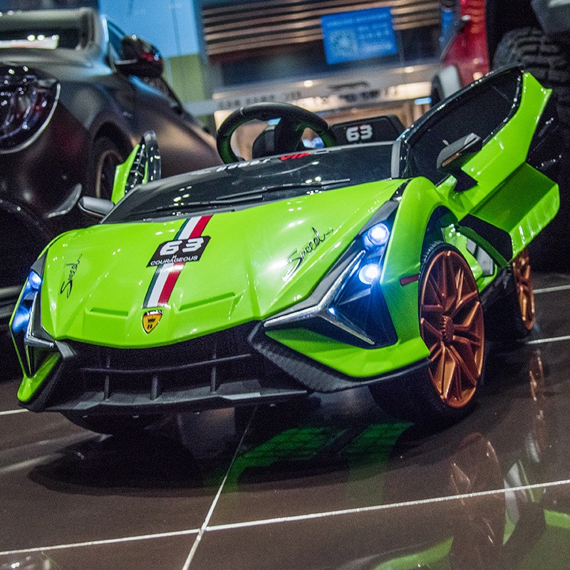 Kids Electric Car Manufacturer - Red Cycle 24V High Safety Girl Cartoon Racing Swing