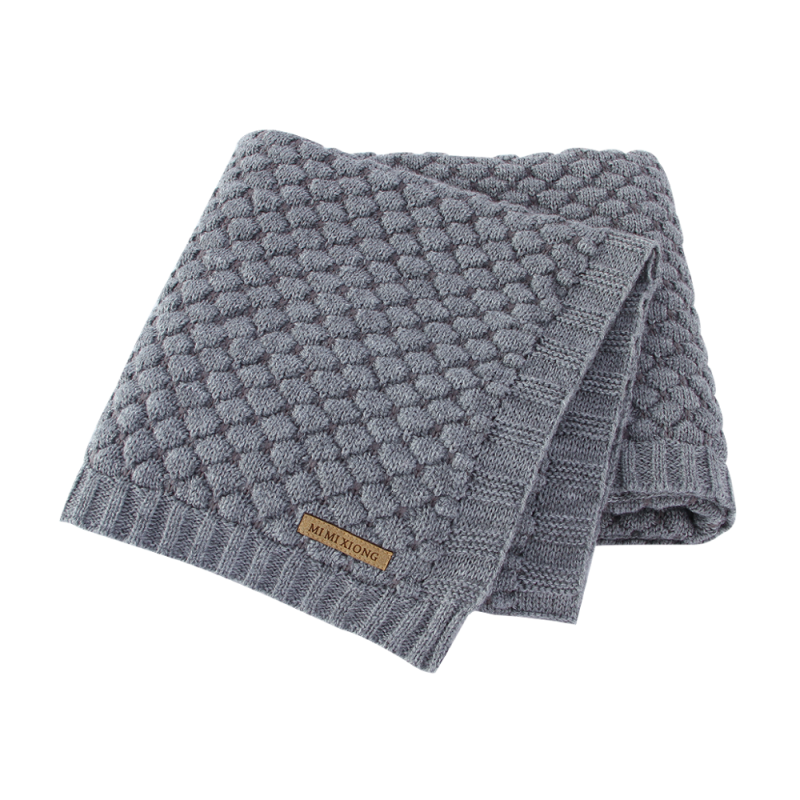 Baby Quilts Supplier - Knitted Covers Matt Paly Personalized Sheet Soft Net Embroidery