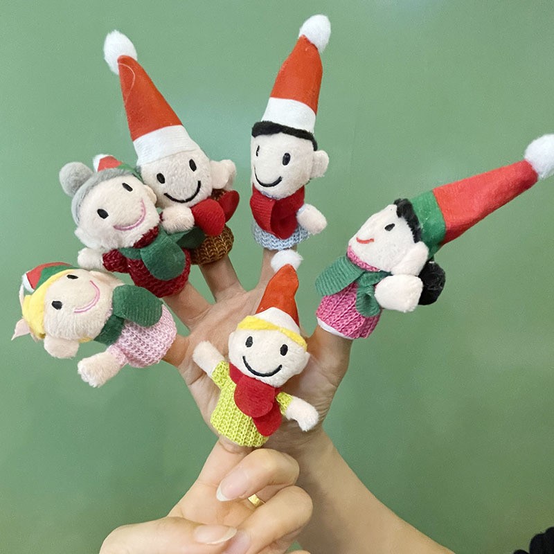 Christmas Finger Puppet Supplier - New Christmas Plush Toy Mini Small Animal Hat Mini