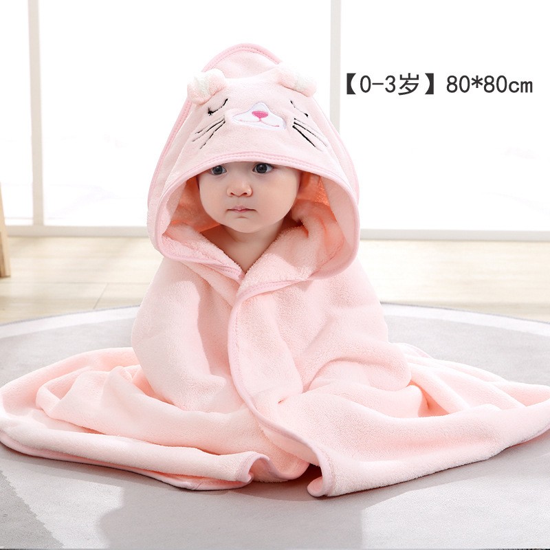 Microfiber Poncho Supplier - Fashion Animal Printed Children Beach Baby Muslin Towel