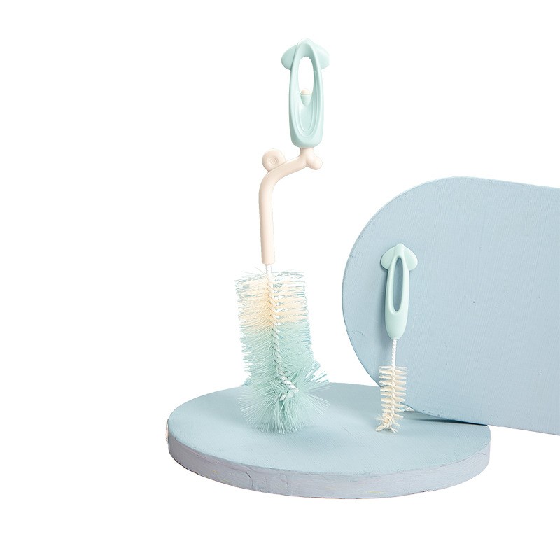 Bottle Brush Cleaner Set Supplier - Household Stainless Steel Plastic Baby Milk Cleaner