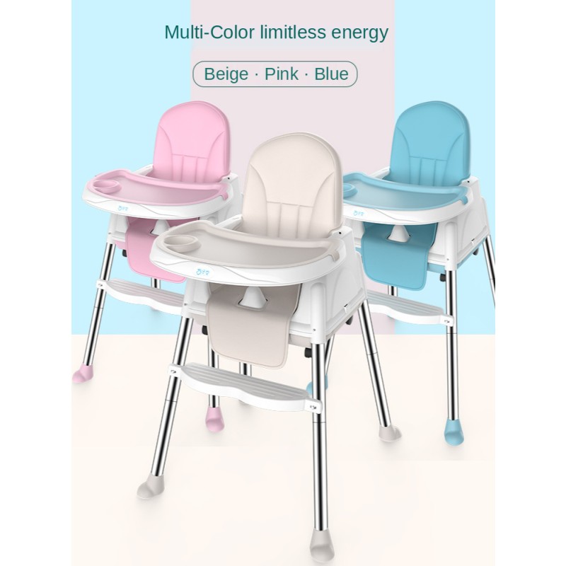 Baby High Chair Manufacturer - OEM Sillas Para Bebe 3 in 1 Portable Plastic with Tray