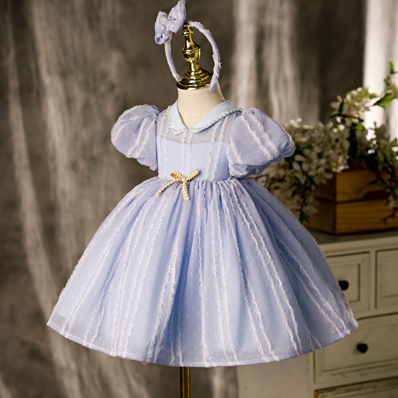 Baby Dresses Supplier - Baby Dress Girl Year 1 Christening Birthday Party Sets