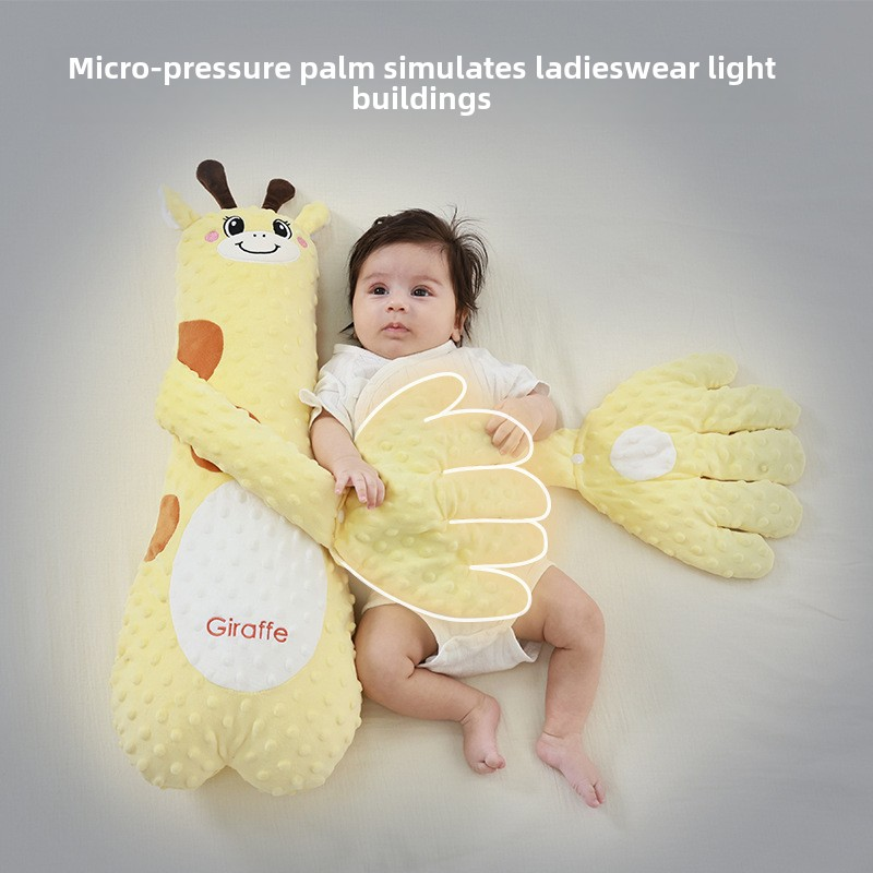 Baby Sleeping Pillow Manufacturer - OEM Palm Cuddling Anti Jumping Soothing Artifact