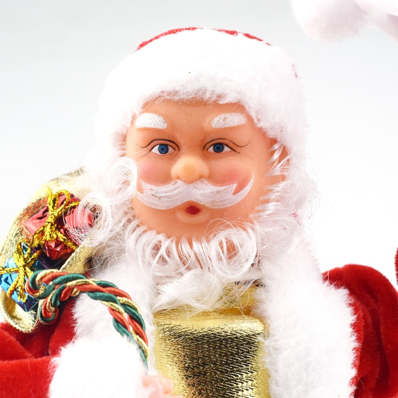 Santa Claus Toy Manufacturer - Novelty Skateboarding Hat Shake with Music Dynamic Gift