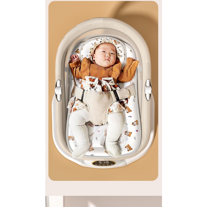 Baby Electric Rocker Manufacturer - Vibration Plastic Crib Sleep Music Automatic Swing